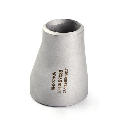 ISO 304 316L 2205 DN1400 Butt Welded Stainless Steel Eccentric Chamfering Reducer