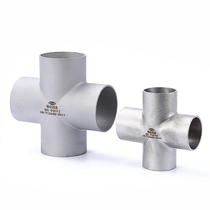 304 Sandblasted Equal Stainless Steel Straight Chamfering Cross