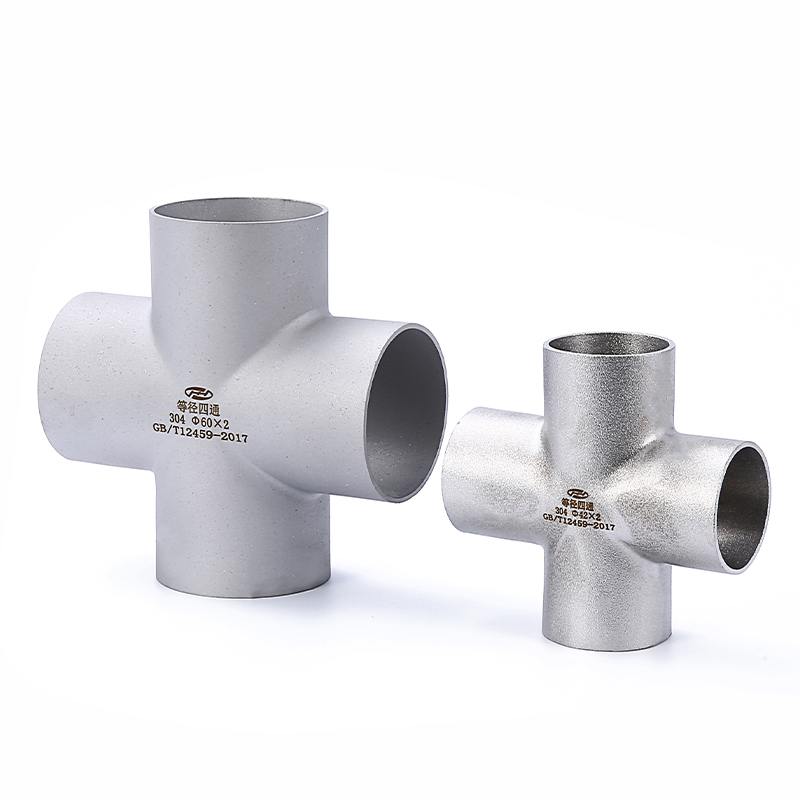 304 Sandblasted Equal Stainless Steel Straight Chamfering Cross