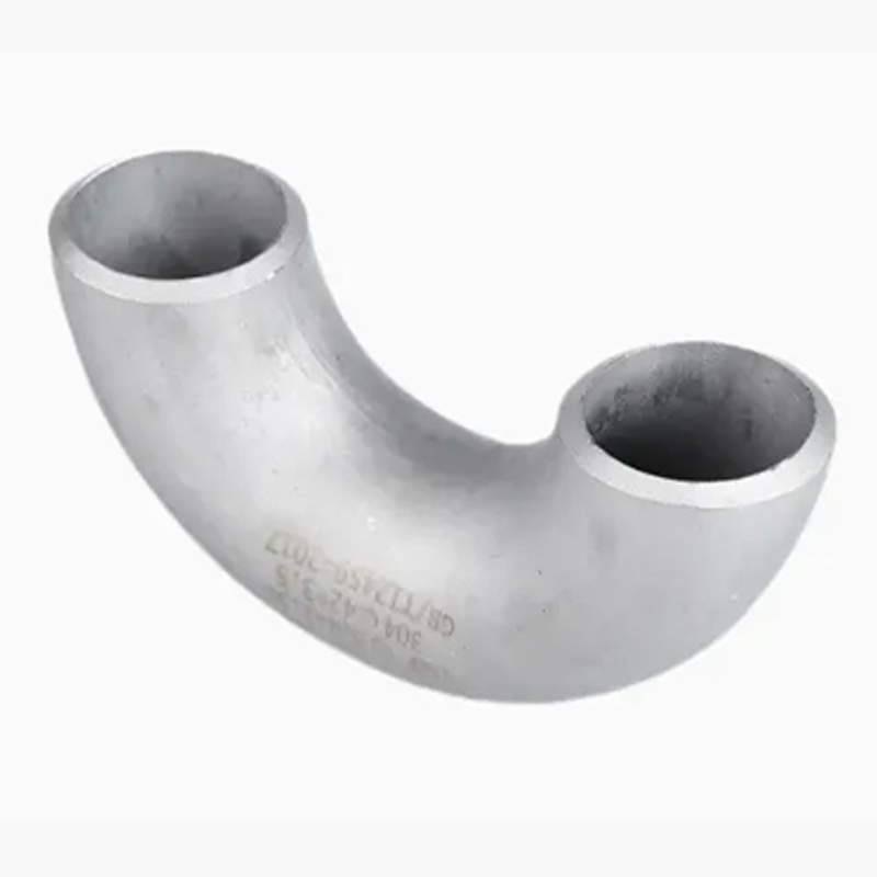 180 Degree Stainless Steel Welded Chamfering Sand Blasting Elbow
