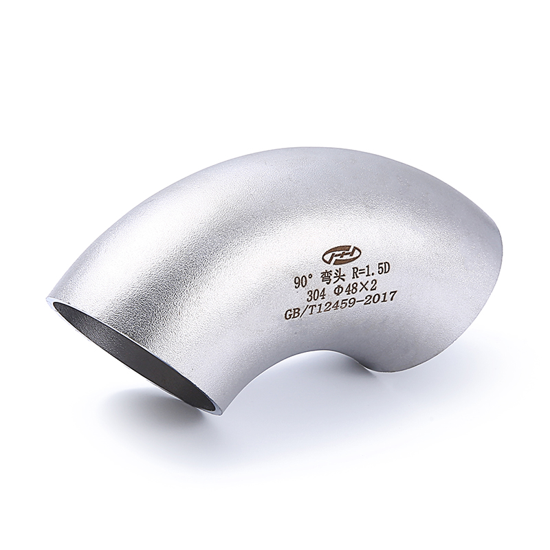 ANSI Stainless Steel 90 Degree 1 Inch Chamfering Acid Cleaning Elbow