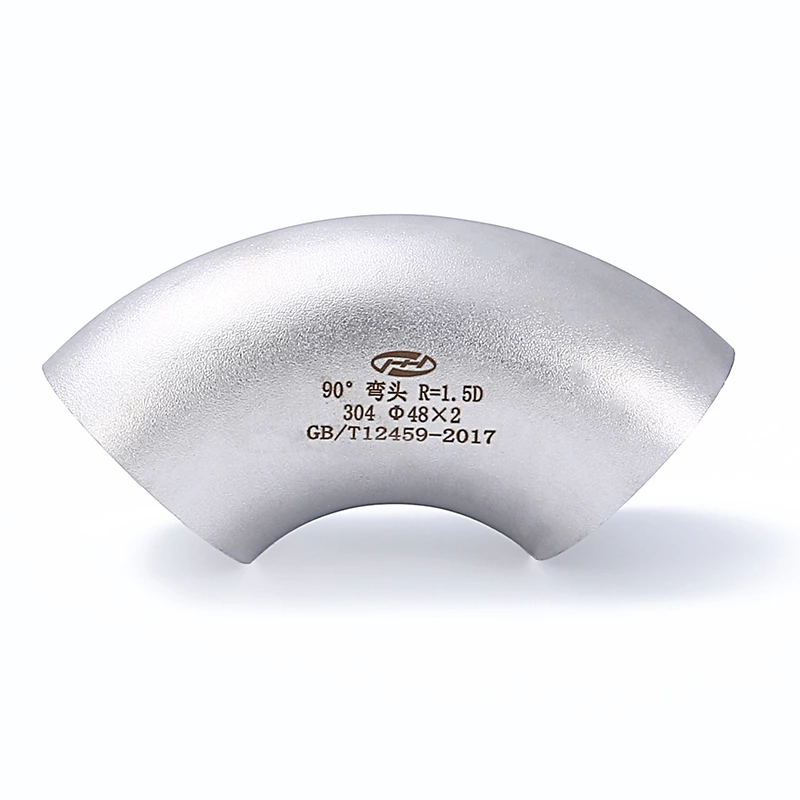 Acid Cleaning 45 Degree Long Radius Welded Stainless Pipe Elbows