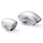 Stainless Steel 90 Degree 1/8" To 24" Short Radius Sand Rolling Elbow