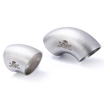 Stainless Steel 90 Degree 1/8" To 24" Short Radius Sand Rolling Elbow