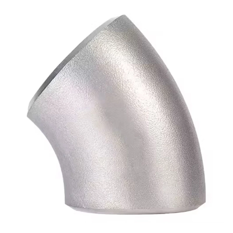 Stainless Steel 2205 JIS 45 Degree Long Radius Sand Rolling Elbow