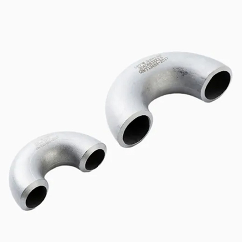 ISO ASME 1/8" To 24" 180 Degree Sand Blasting chamfering Elbow