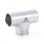 DIN 2" Stainless Steel Butt-Welding Sand Rolling Equal Chamfering Tee