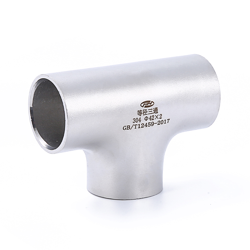 ASME/ANSI B16.9 Welded  Stainless Steel Chamfering Tee