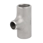 ISO 304 316L Pipe Fitting Butt Welding Pipe Sand Rolling Reducing Tee