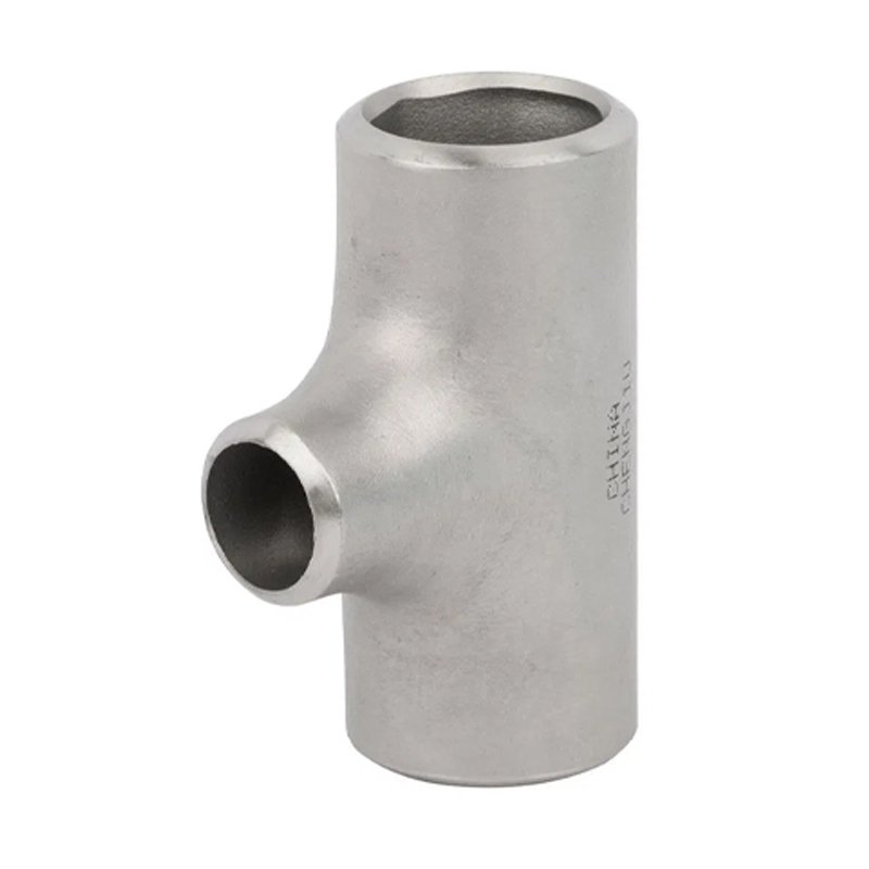 ISO 304 316L Pipe Fitting Butt Welding Pipe Sand Rolling Reducing Tee