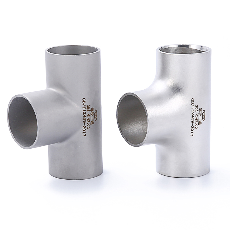 ANSI B16.9 Stainless Steel Welded Sand Rolling Reducing Tee