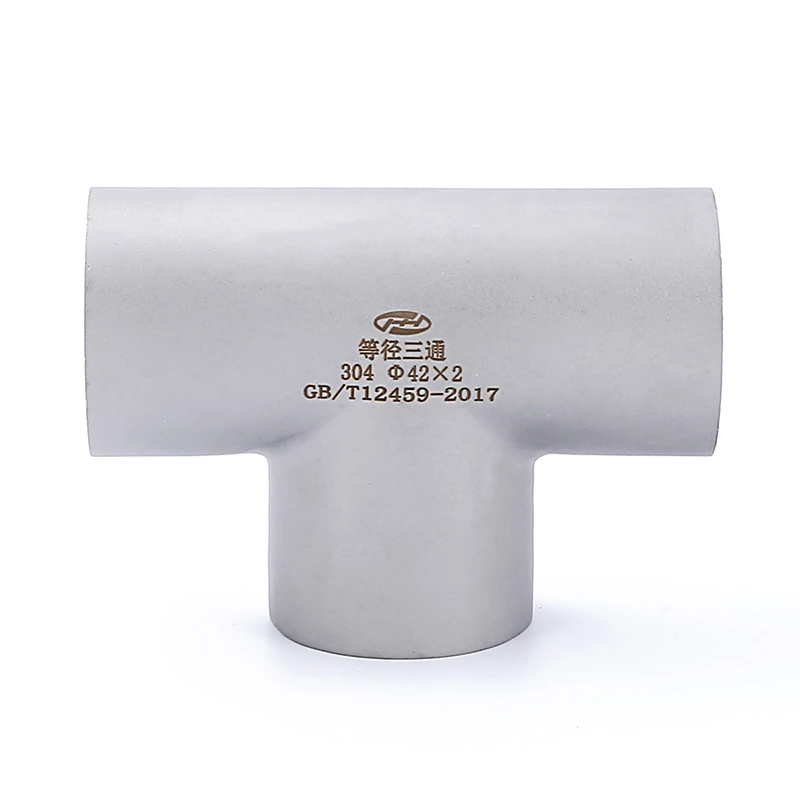 JIS DIN 316 Stainless Steel Pipe Fittings Reducing Tee
